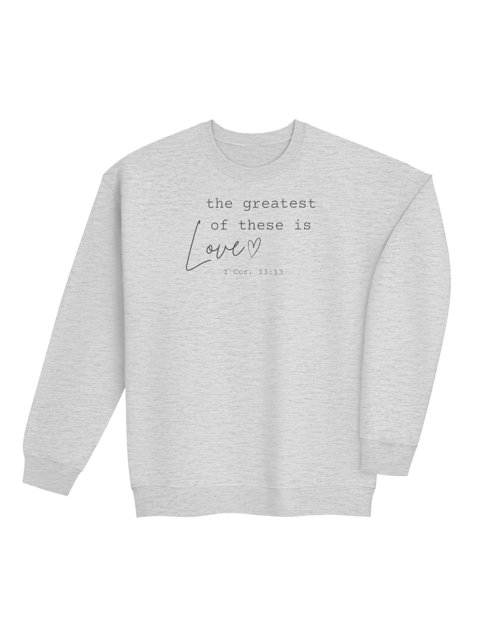 The Greatest of These is Love - Cozy Crewneck Sweatshirt product image (4)