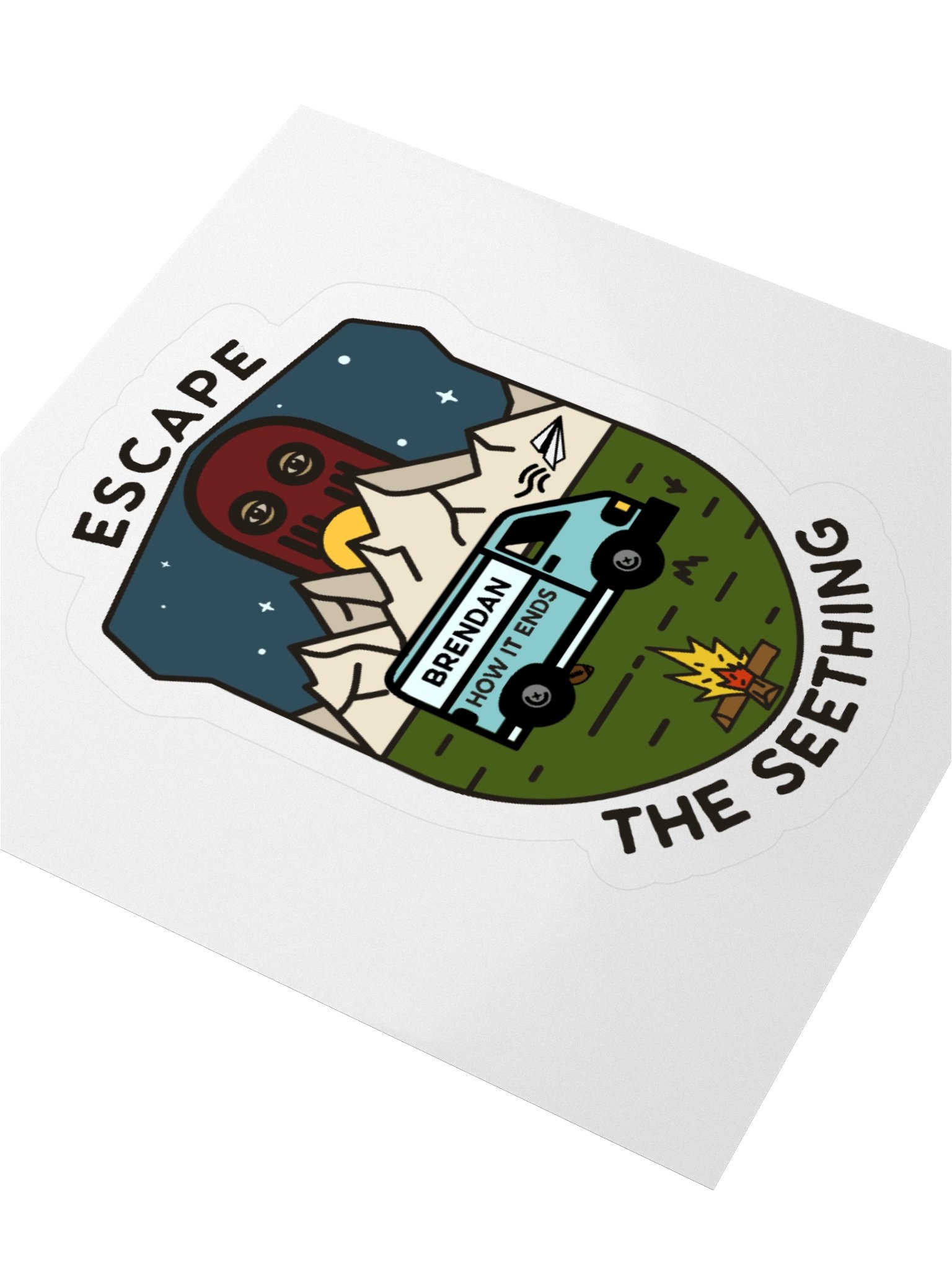 ESCAPE, Brendan Sticker product image (3)