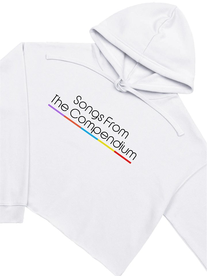 "Songs From The Compendium" Crop Hoodie product image (2)