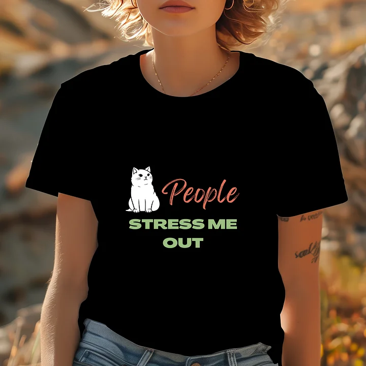 People Stress Me Out T-Shirt product image (1)