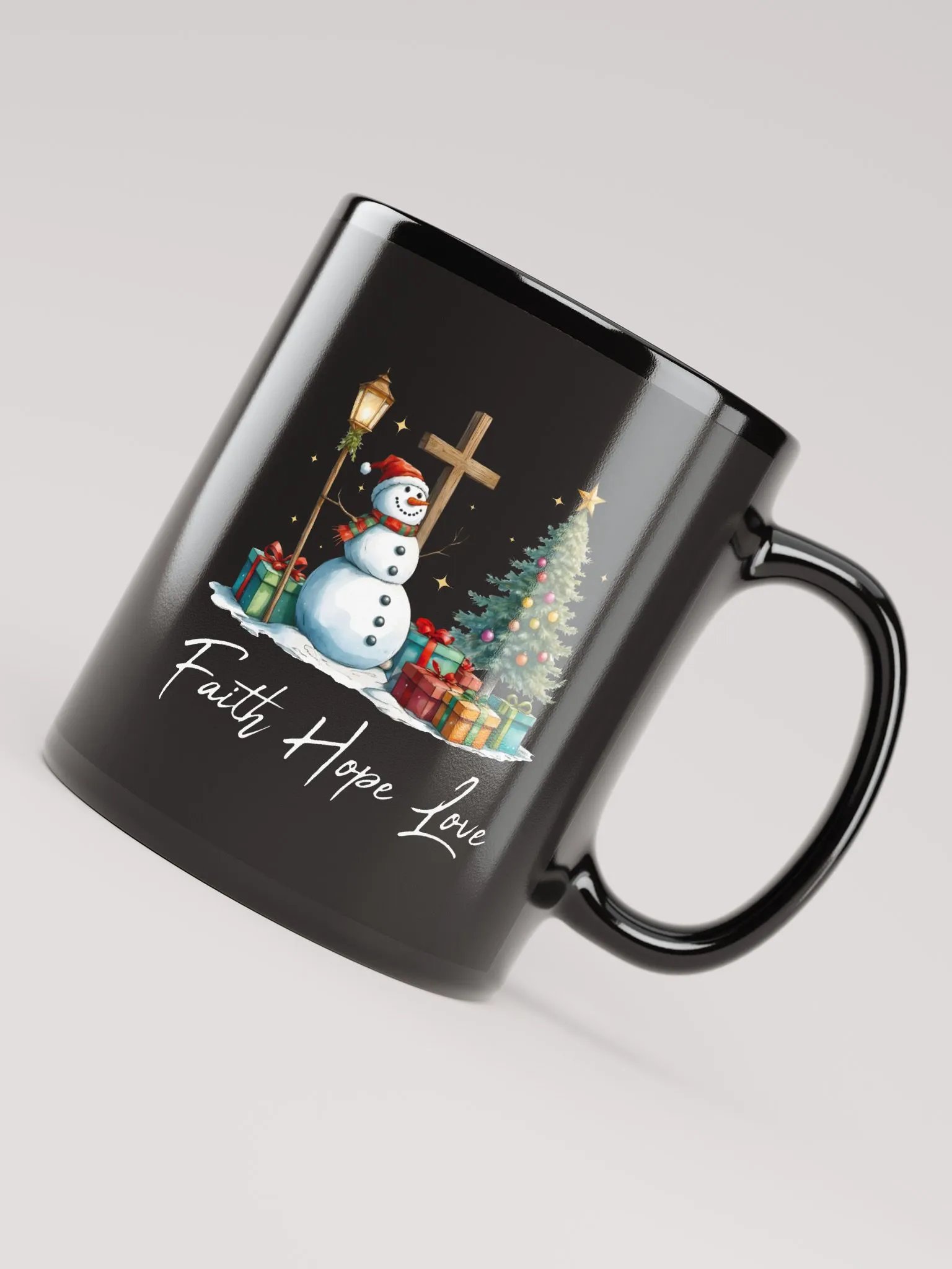 Faith Hope and Love Christmas Mug product image (7)