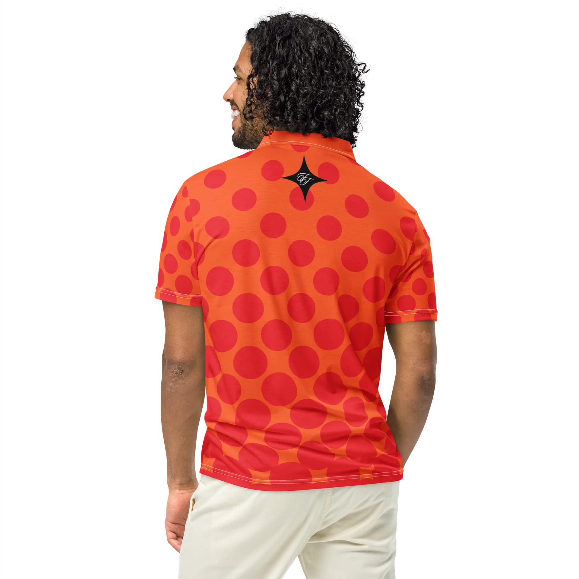 F&F Big Script Boba Slim Fit Polo Shirt product image (5)