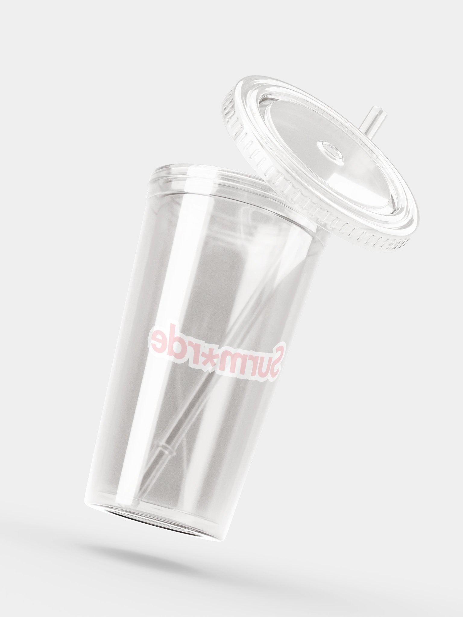 GOBELET TRANSPARENT "SURM*RDE" product image (5)