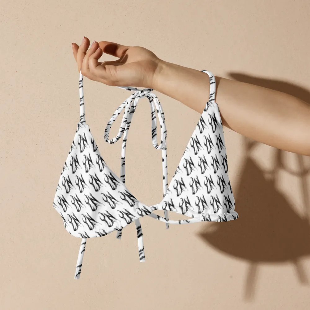 YN Checker Print Bikini Top product image (4)