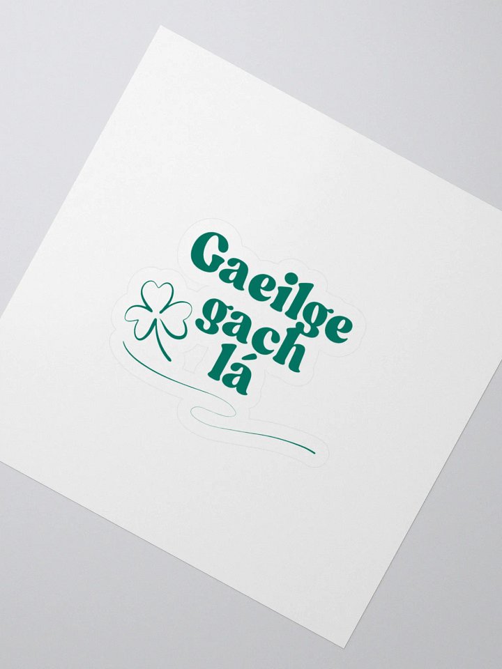 Gaeilge Gach Lá Sticker product image (2)