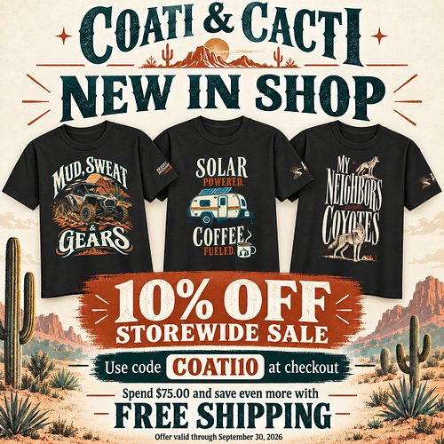 New in shop also on sale, use COATI10 at check out save even more with free shipping on orders $75.00 or more. Visit coatiand...