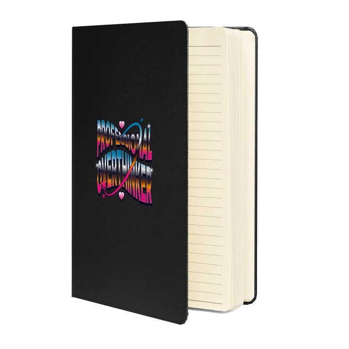 Professional Overthinker Cosmic Hardcover Journal product image (2)