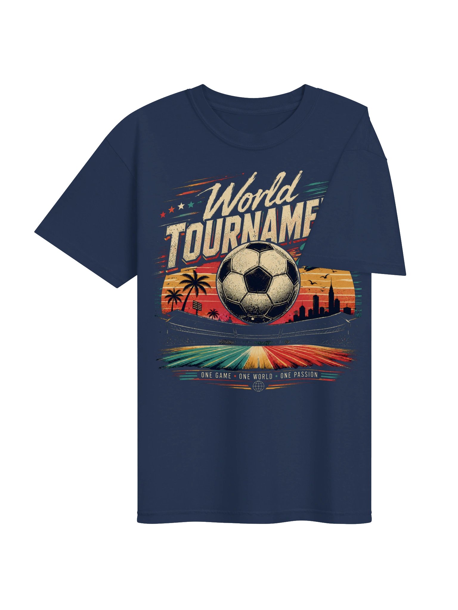 World Tournament 2026 Soccer T-Shirt – Vintage Style Graphic Tee product image (7)