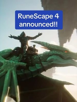 RuneScape 4 has just been announced at Runefest!! 🐲🔥 What started as a planned expansion is now going to be an MMO! Very early days at this stage, but what a huge announcement! What are your thoughts? I’m ready for it! 🤘 #runescape #runescapecreator #runescape4 #gamers #gamingtiktoks 