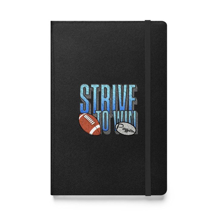 Strive to Win Football Hardcover Notebook product image (1)