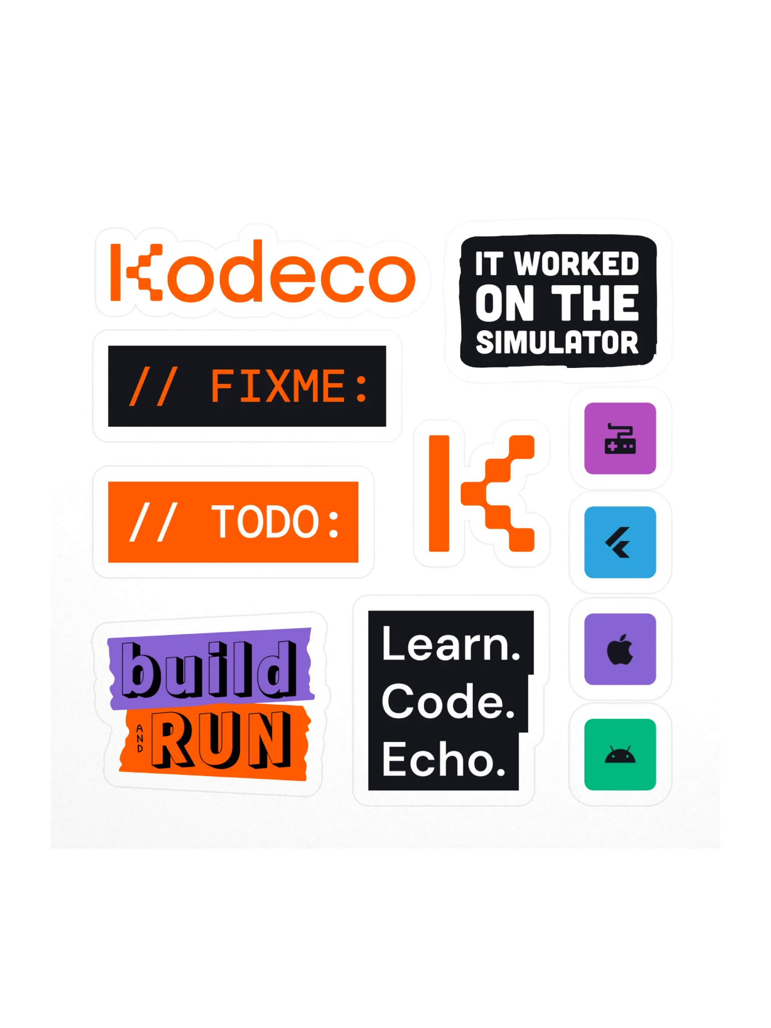 Colorful Code Cuties Sticker Pack product image (1)