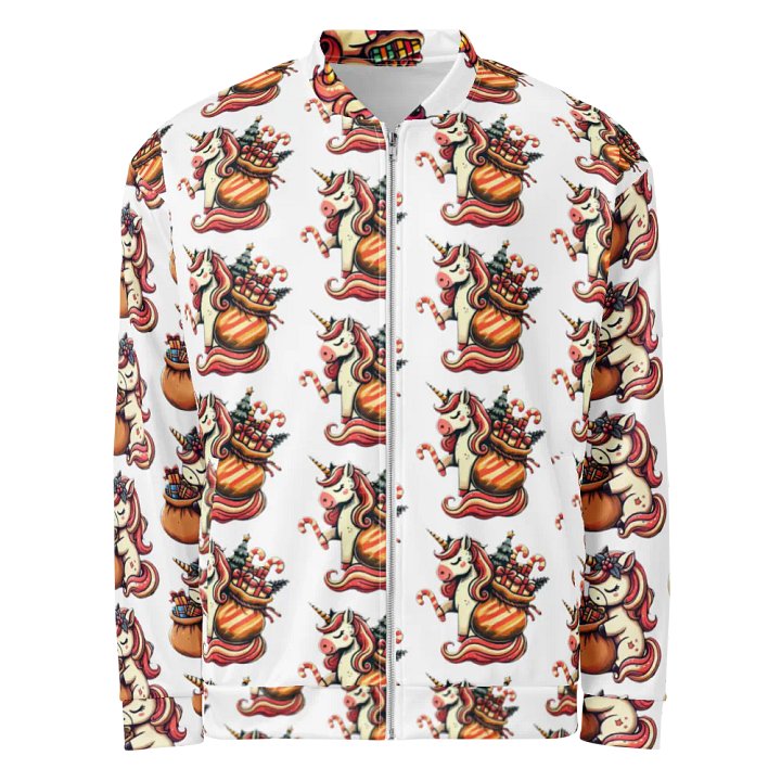 Vibrant Fox Tales All-Over Print Bomber Jacket product image (1)