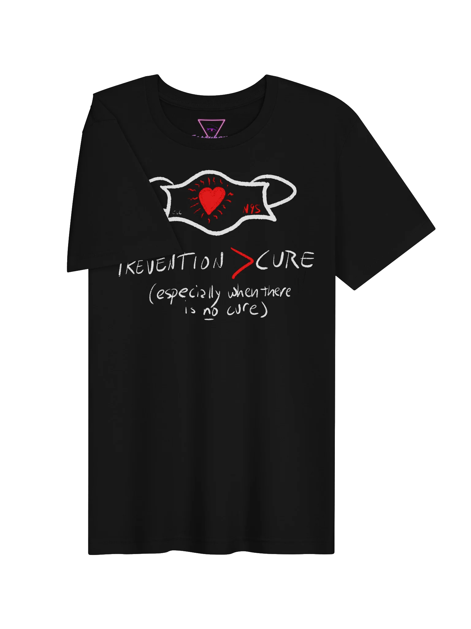 Prevention > Cure tee product image (3)