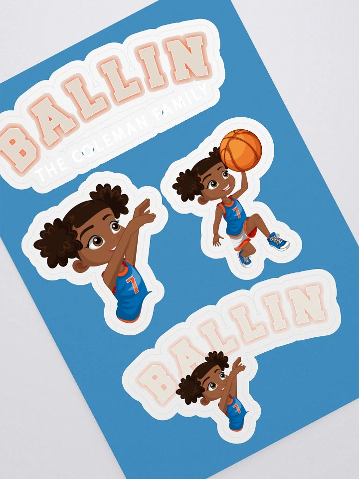BALLIN STICKER SHEET product image (1)