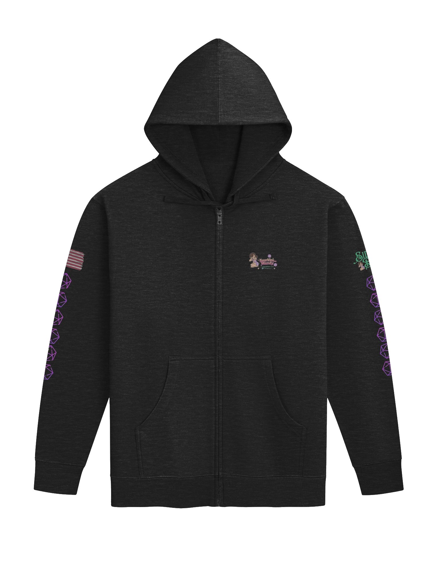 Sparkles_Mandy Zip-up Hoodie product image (1)