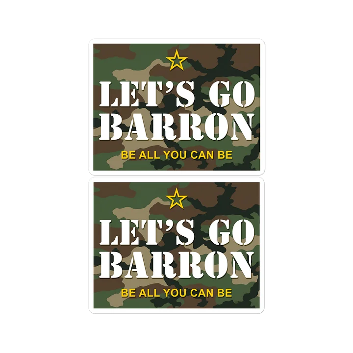 Let's Go Barron Cammo Decal product image (2)