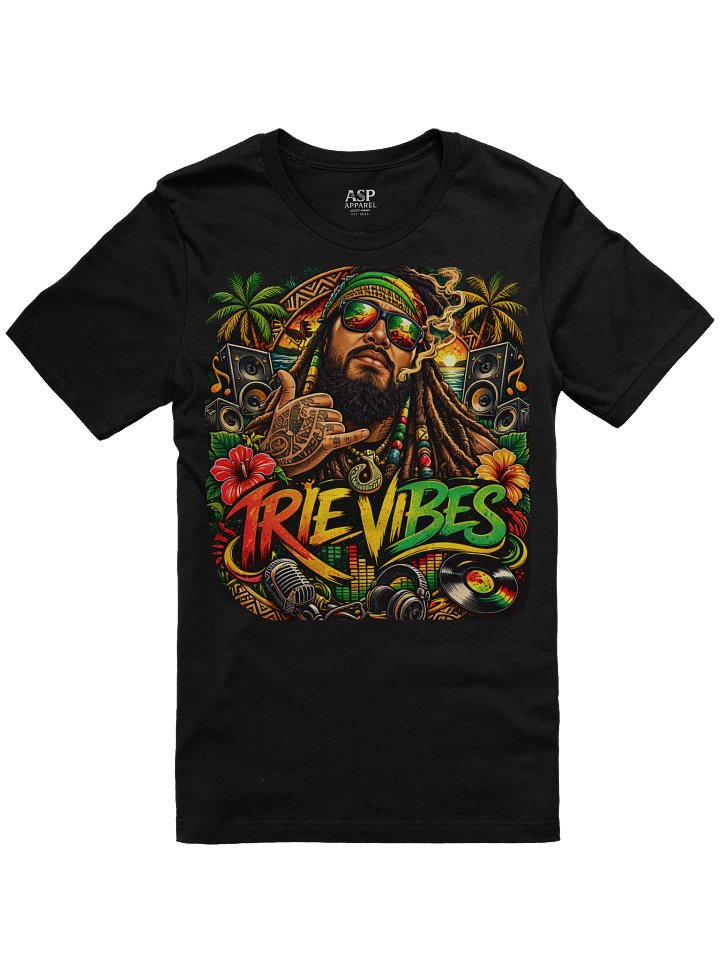 Irie Vibes Reggae T-Shirt – Island Roots Music Culture Graphic Tee product image (1)