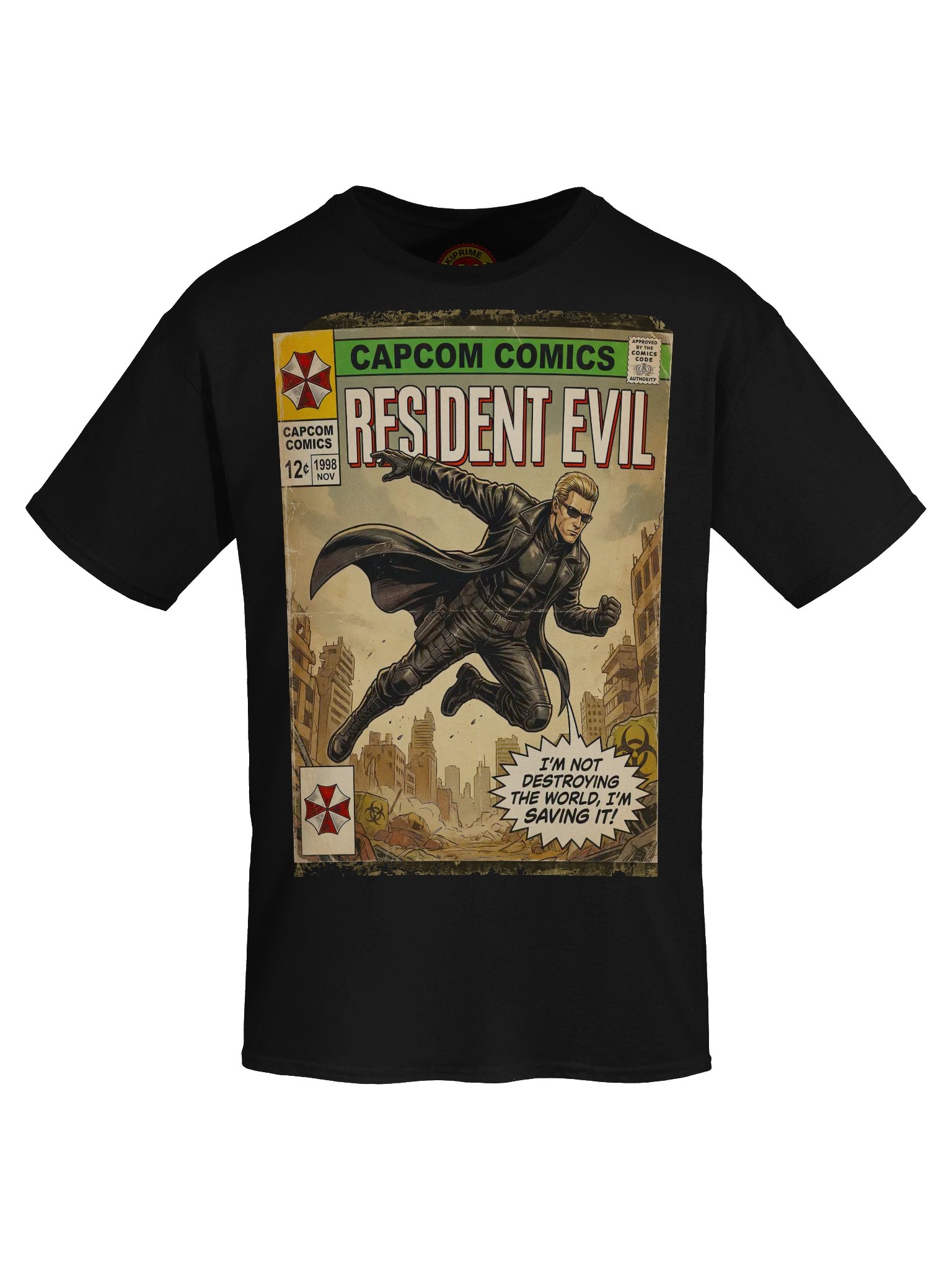 Resident Evil Albert Wesker Comic Art T-Shirt product image (33)