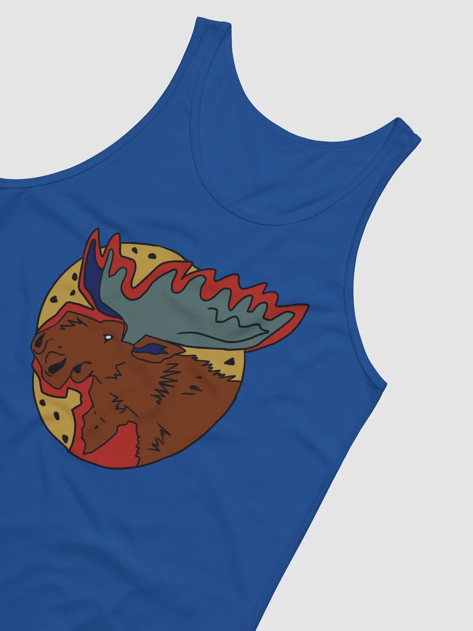 Vapormoose unisex jersey tank top product image (3)