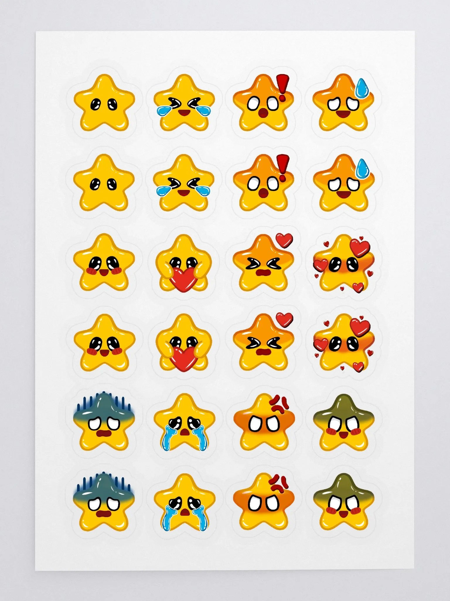 Expressive Mini Star Sticker Sheet product image (3)