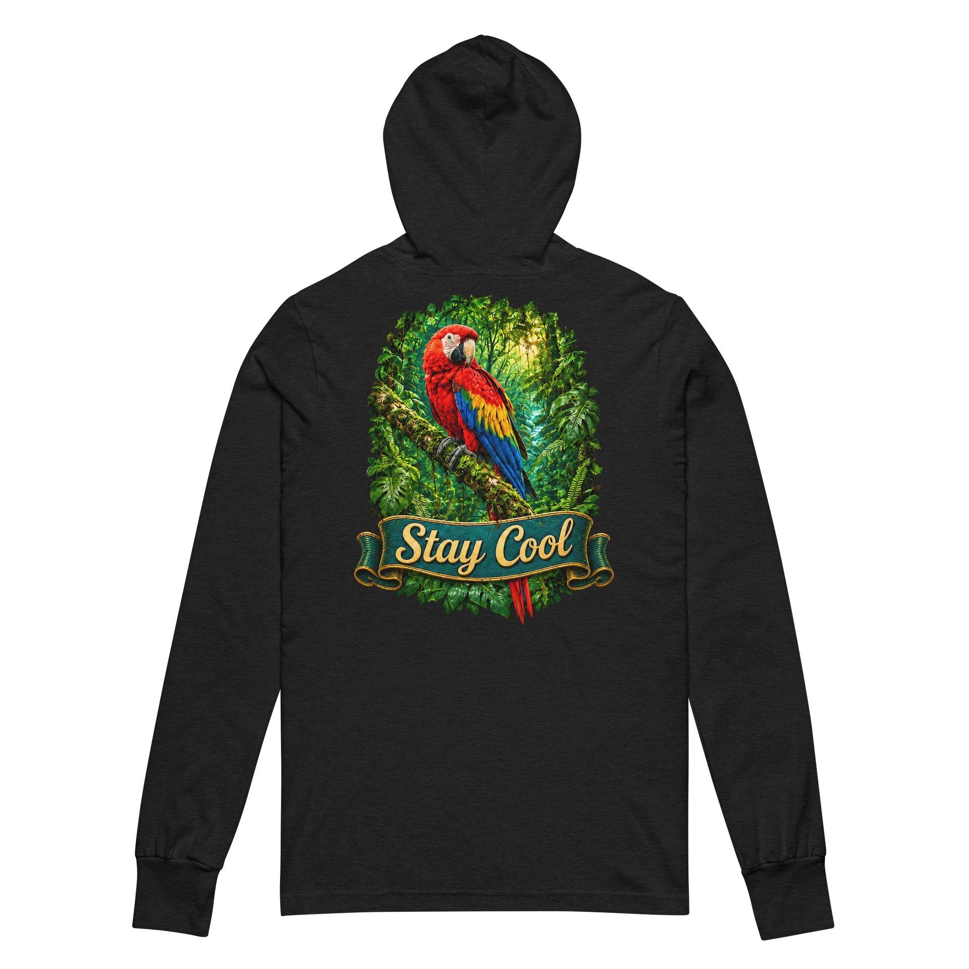 Stay Cool Botanical Emblem Hoodie Tee product image (2)