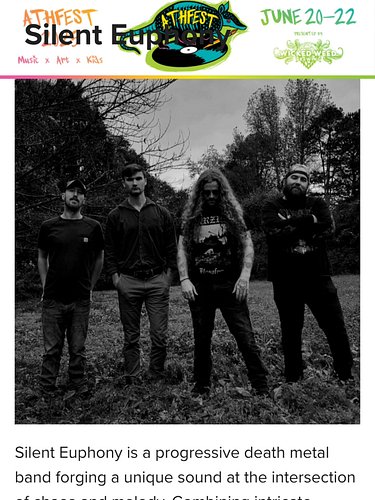Thank you @athfestmusic for the exposure you introduced us to! ❤️🖤🙏🏻