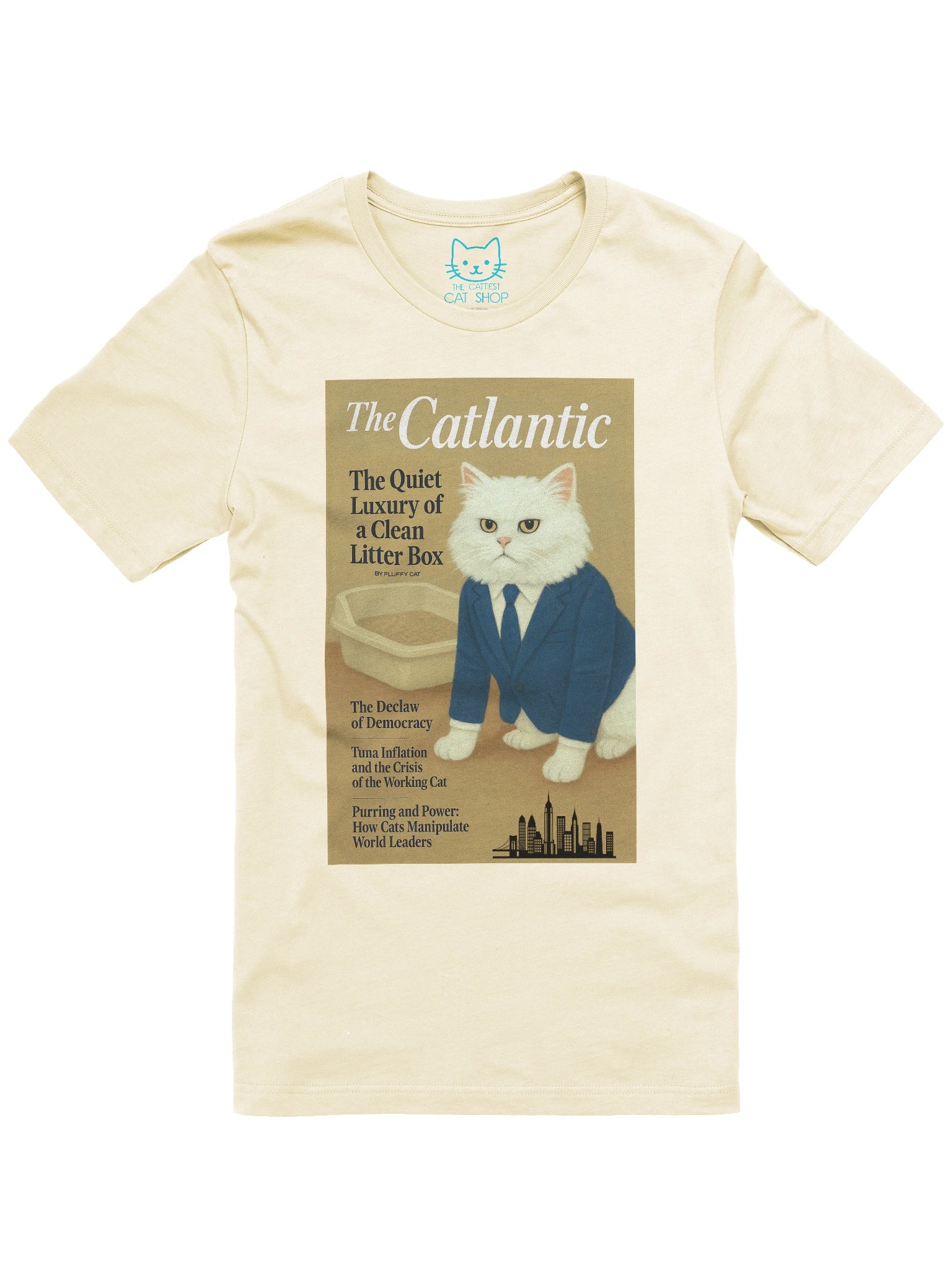 The Catlantic Magazine Parody Quiet Luxury Cat Concert Tee Fit Unisex T-Shirt product image (85)