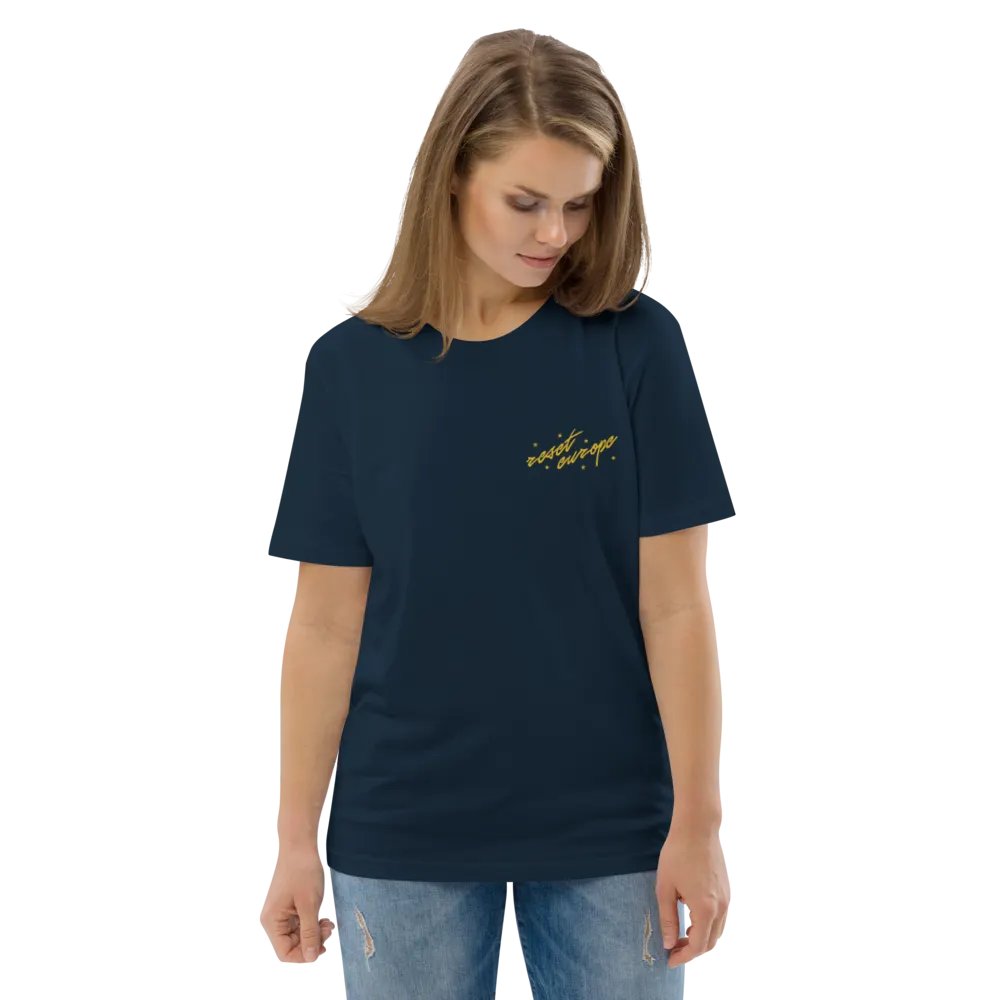 reset europe embroidered t-shirt - 100% organic cotton product image (11)