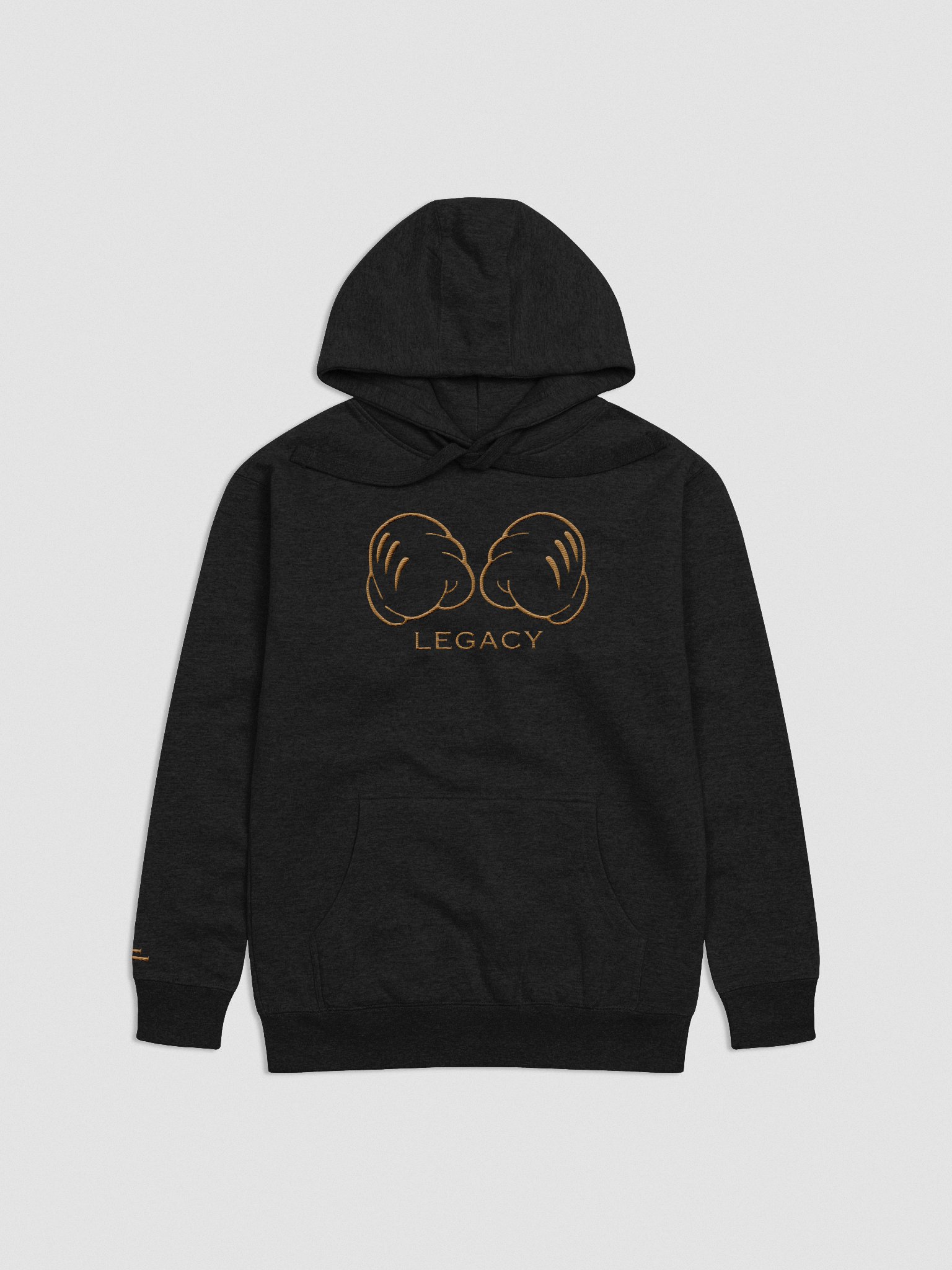 Golden Legacy Fists Hoodie | Black product image (1)