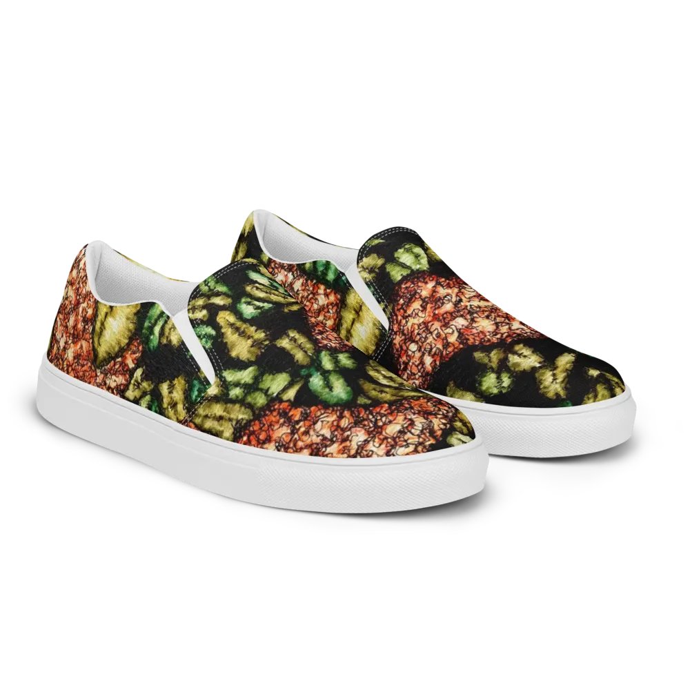 HYDRANGEAS V women's slip-on canvas shoes product image (9)