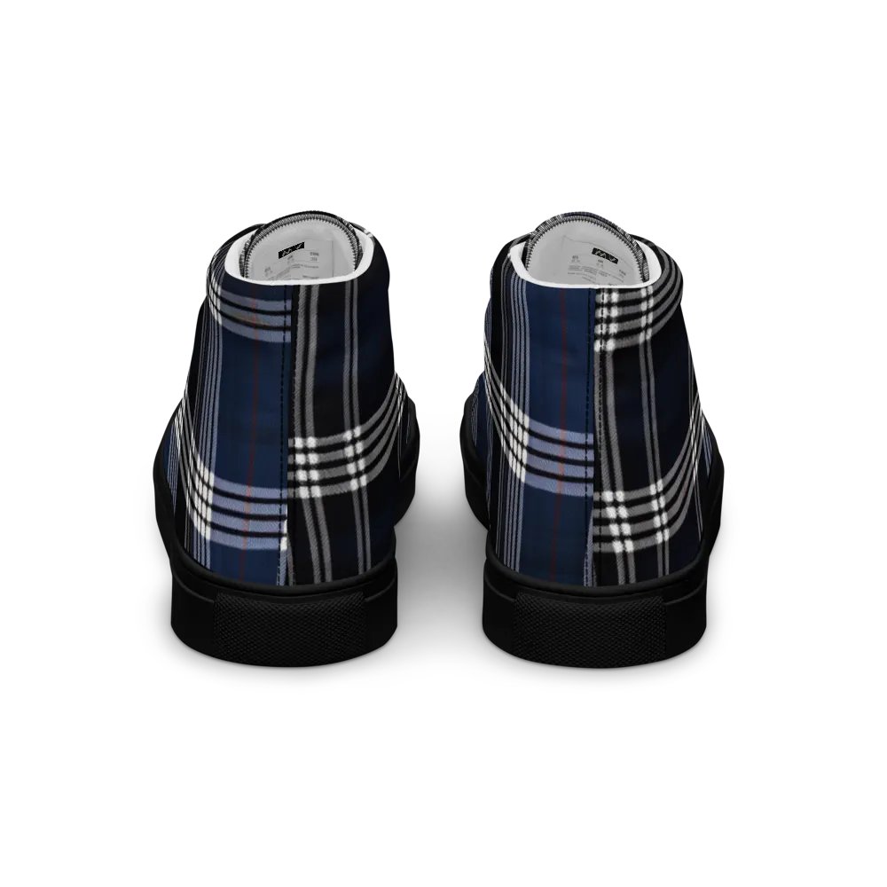 Blue Tartan Shoes - Men's High Tops product image (2)