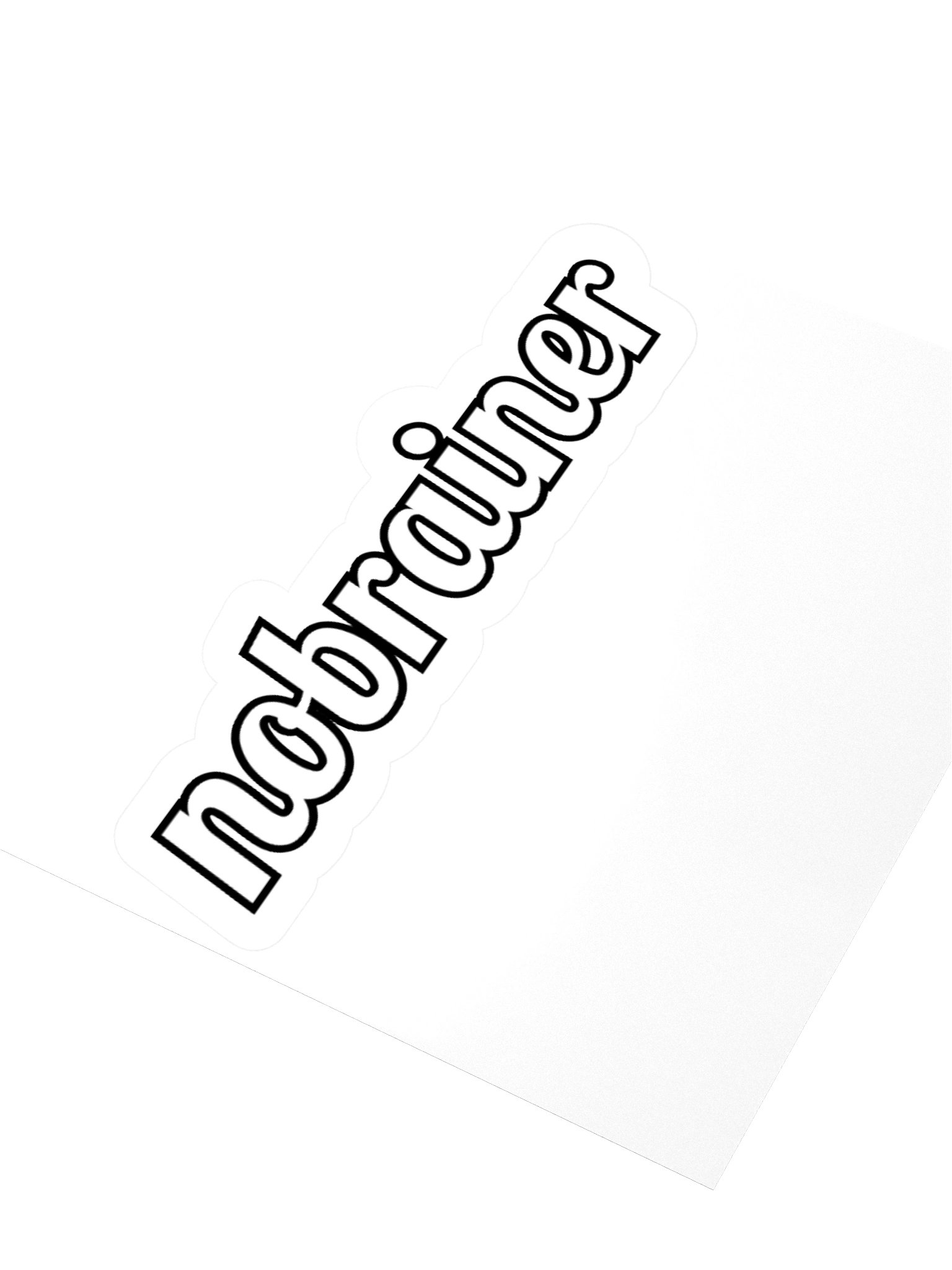No Brainer Sticker product image (9)