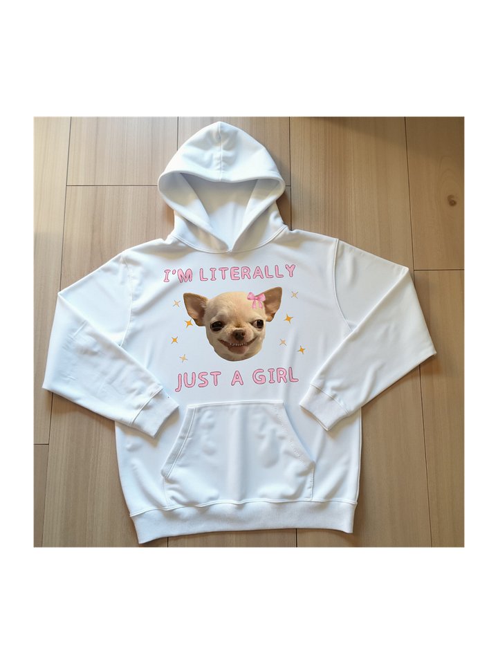 I'M LITERALLY JUST A GIRL Hoodie product image (5)