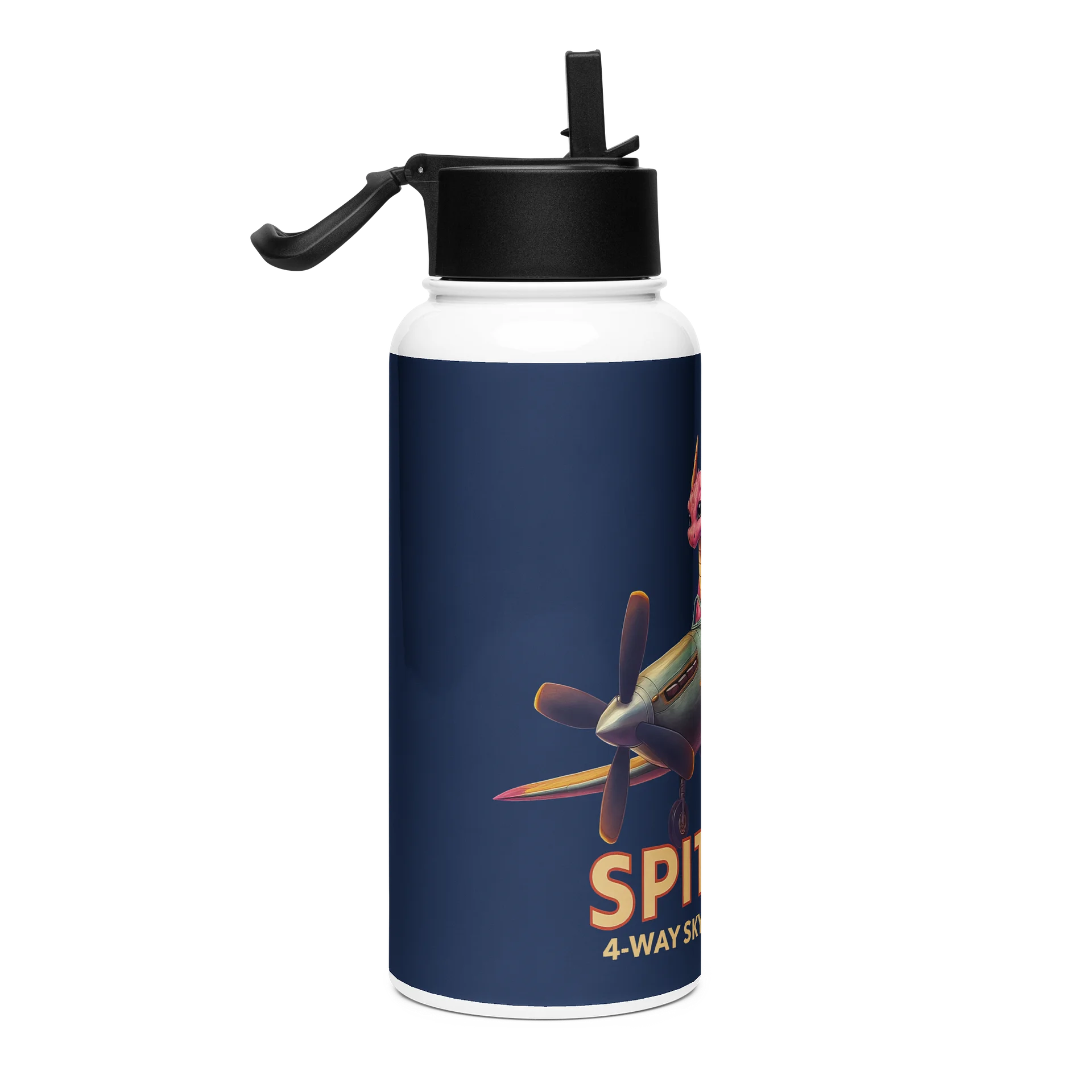 Spitfire Skydiving Team - 32 oz Stainless Steel Water Bottle product image (4)