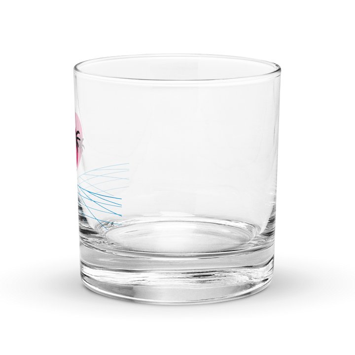 Retro Sunset Palm Trees Rocks Glass product image (2)