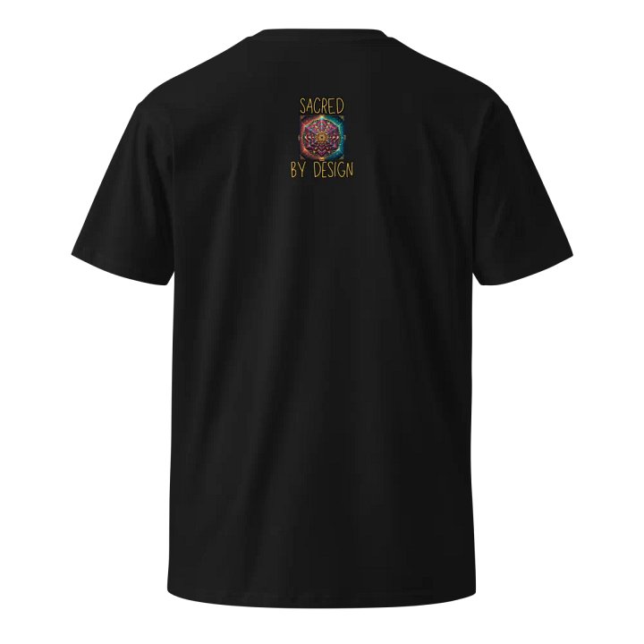 Sacred Geometry Optical Illusion T-Shirt - Unique Cube Art Design product image (2)