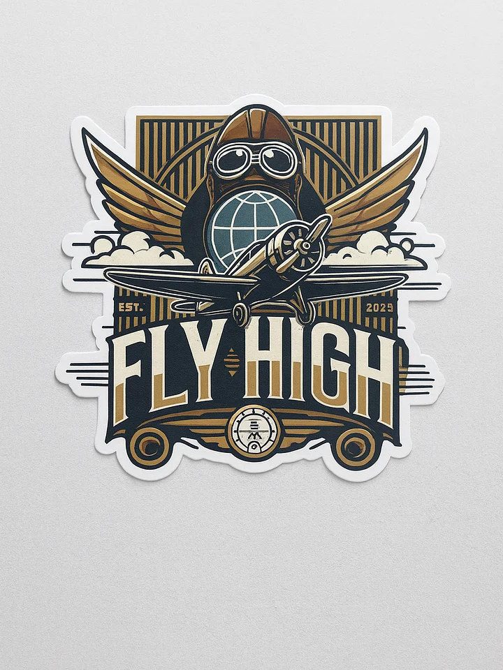 Fly High Sticker product image (5)