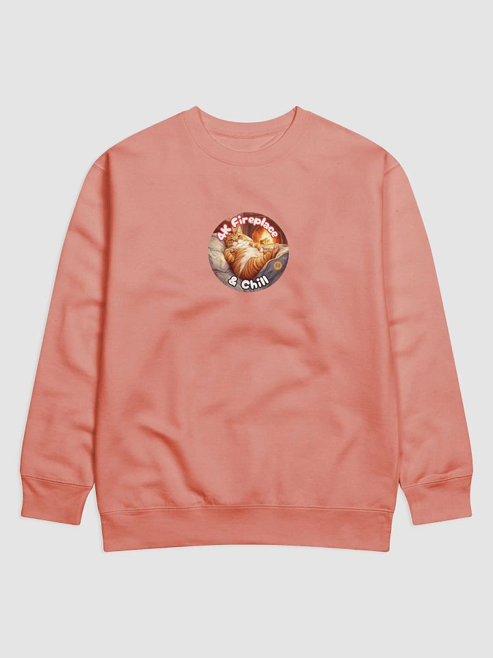 Cozy Cat - 4K Fireplace & Chill | Sweatshirt product image (13)