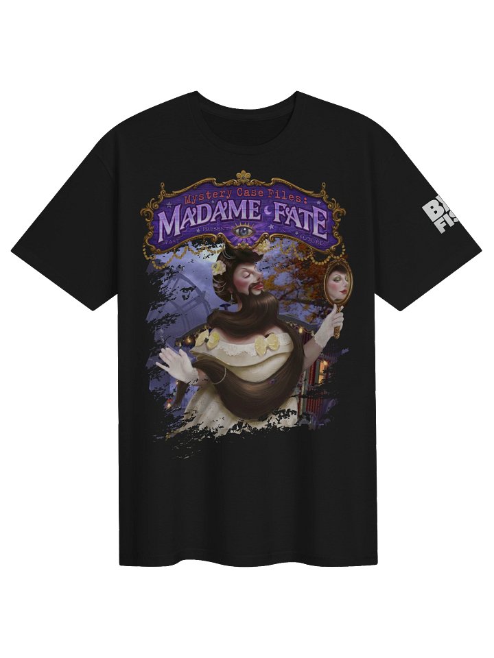 Mystery Case Files: Madame Fate - Lucy Longbeard the Bearded Lady Graphic Tee product image (1)