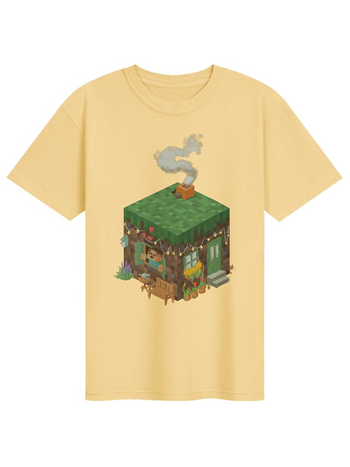 Cozy Minecraft Block House / Wohnblock T-Shirt product image (38)