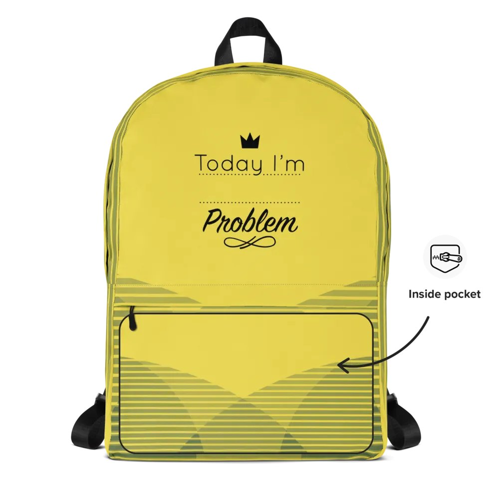 Today I'm Problem Backpack product image (5)