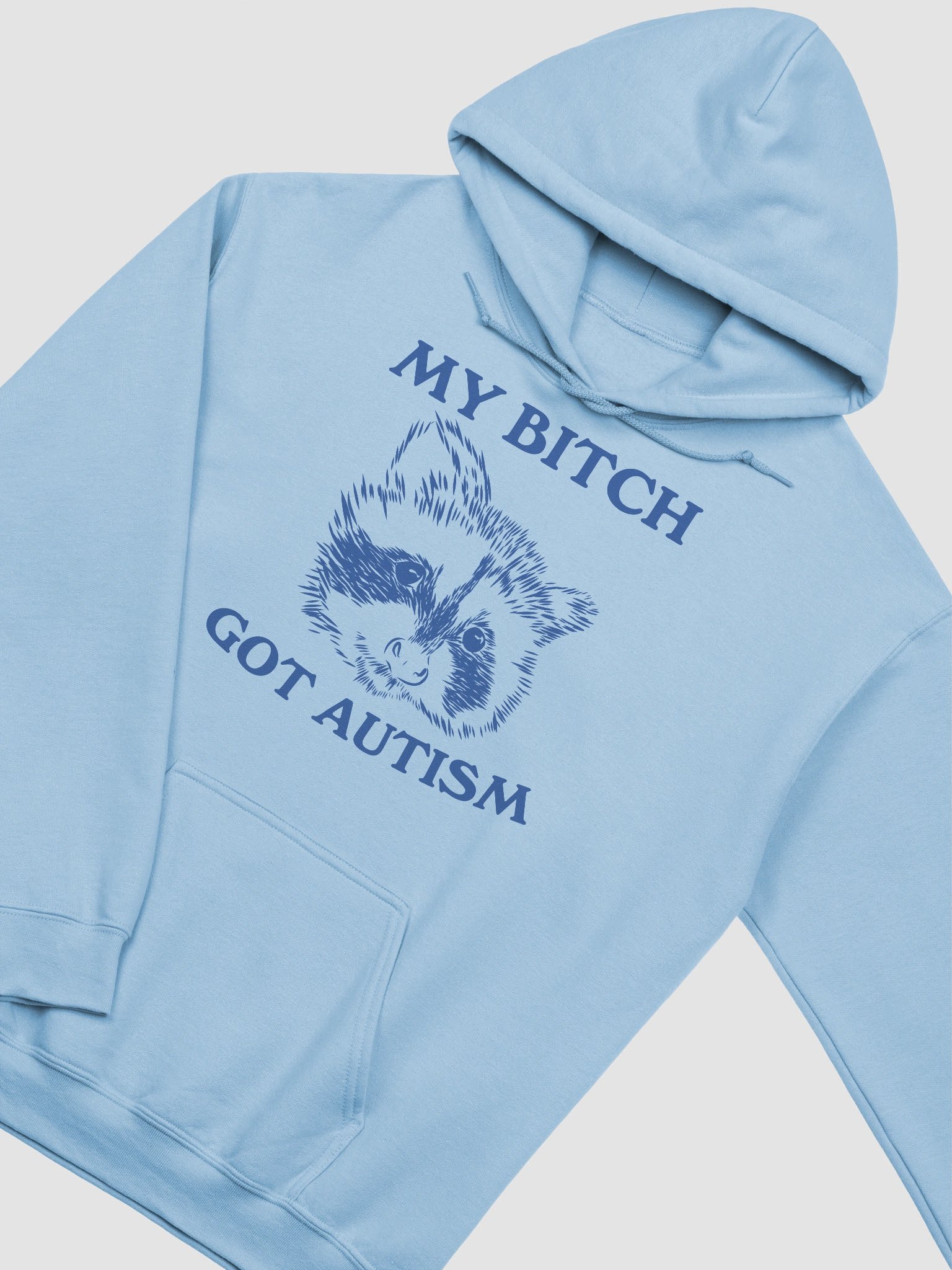 My bitch got autism Hoodie product image (3)