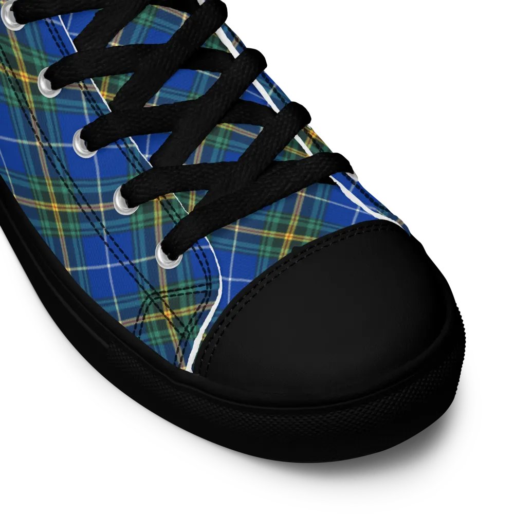 Nova Scotia Tartan Men's High Top Shoes product image (11)