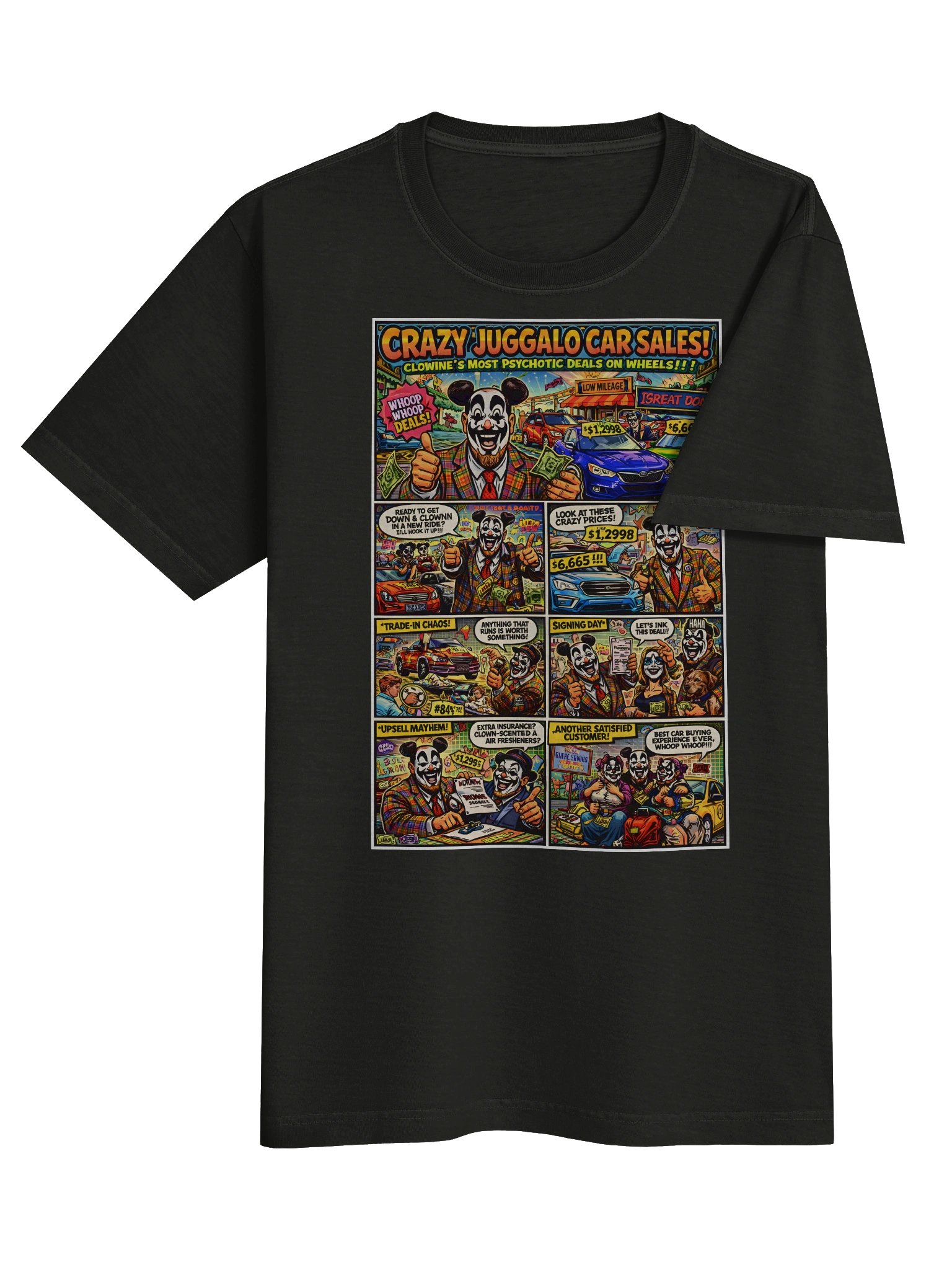 🚗 Crazy Juggalo Car Sales T-Shirt product image (4)