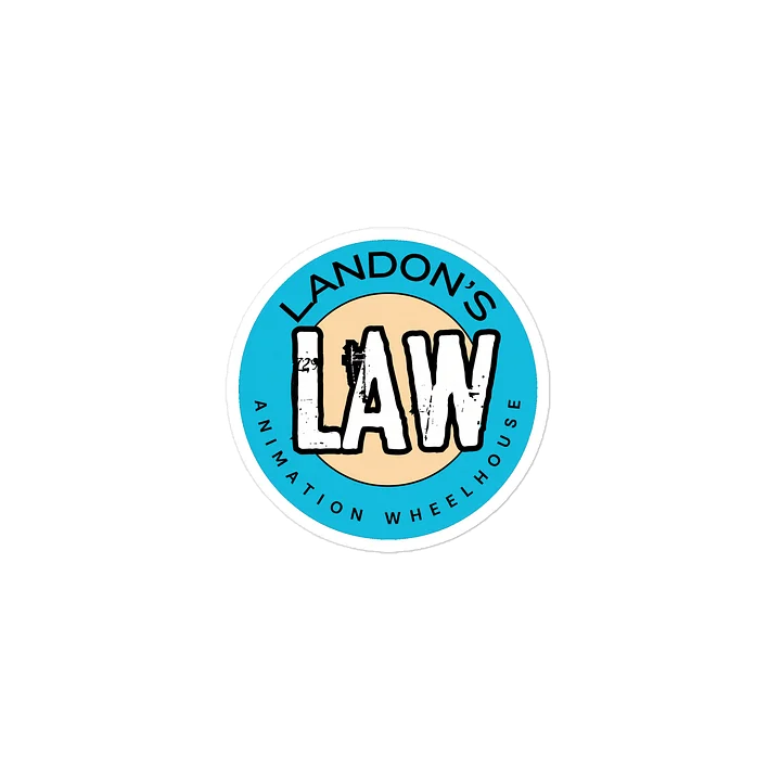 Landon's Animation Wheelhouse Logo Sticker product image (2)