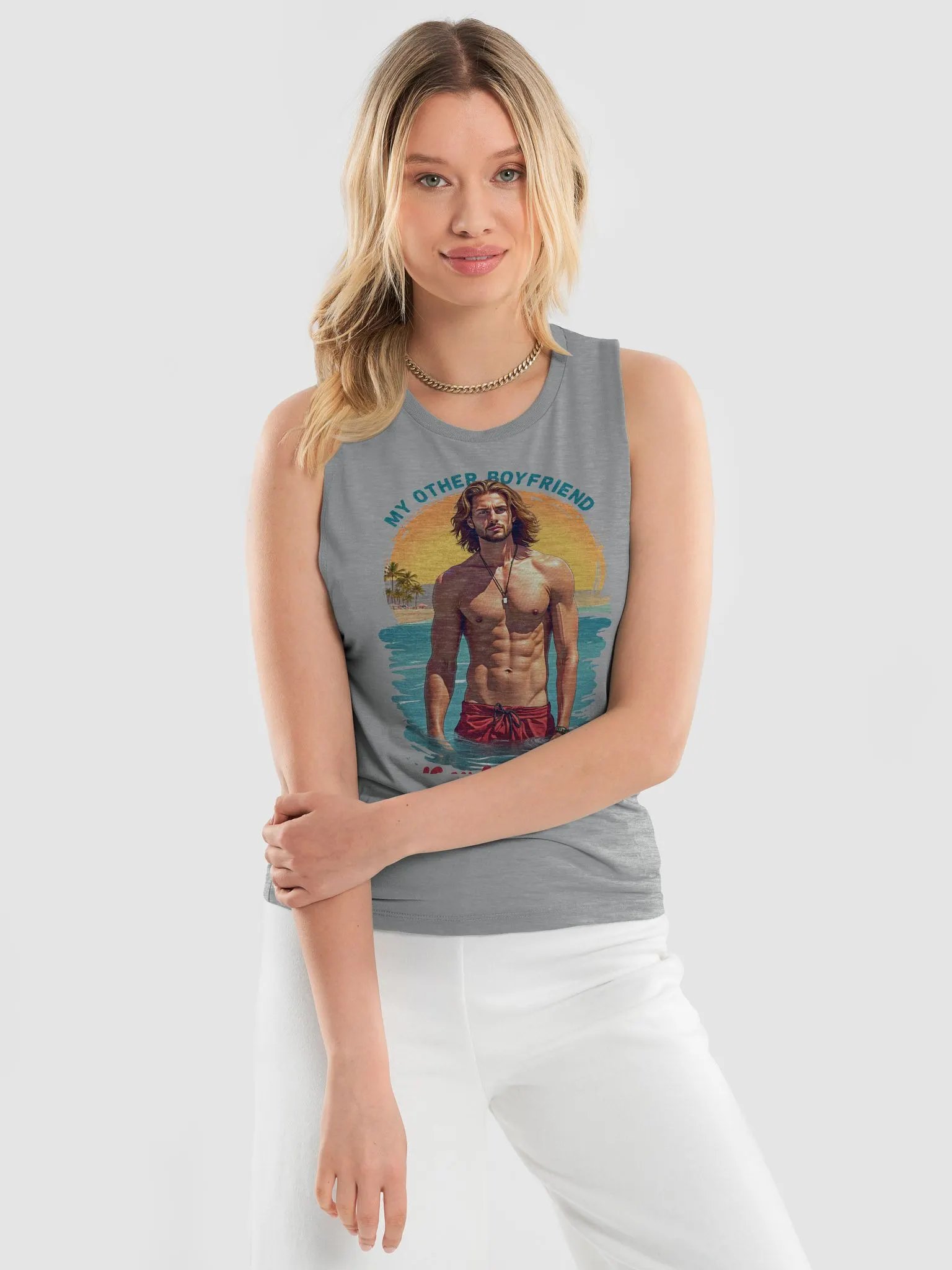 AI Dream Boyfriend Muscle Tank product image (18)
