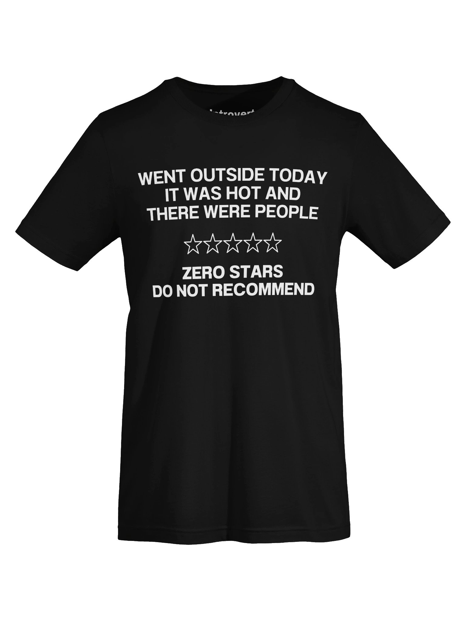 WENT OUTSIDE TODAY IT WAS HOT AND THERE WERE PEOPLE Unisex T-Shirt product image (45)