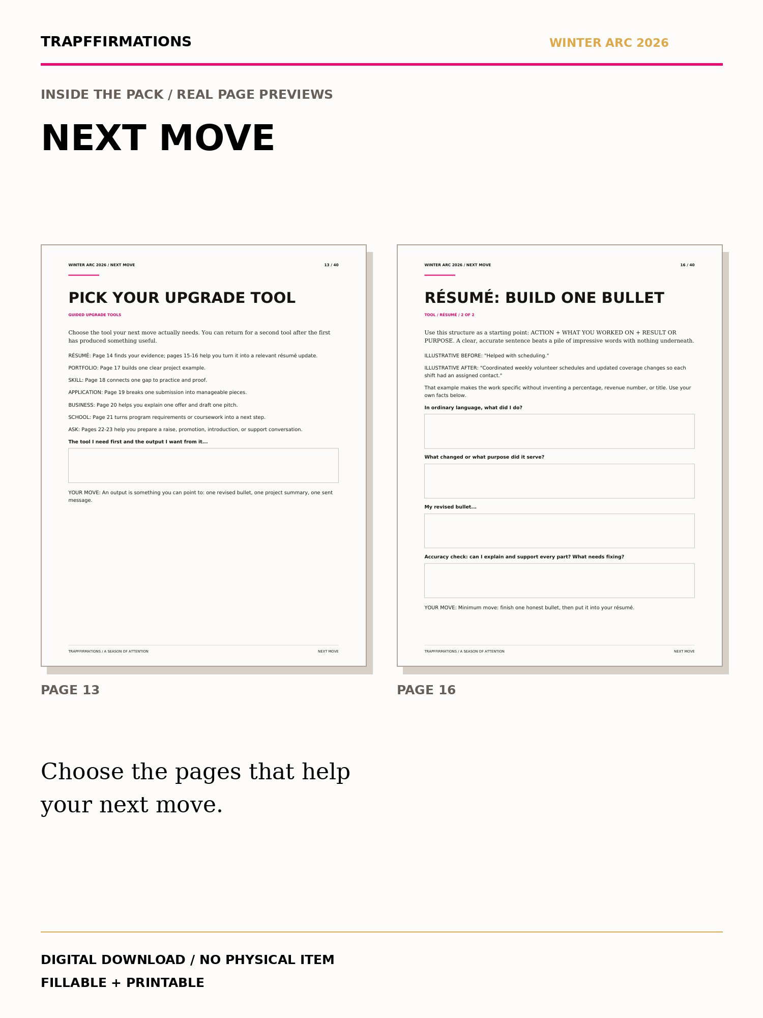 NEXT MOVE | Winter Arc 2026 Arc Pack product image (2)