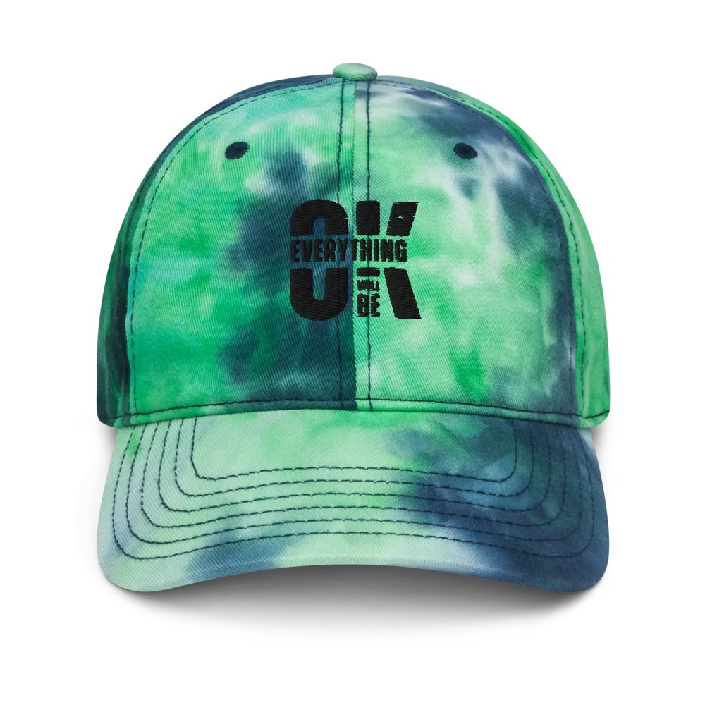 Groovy Tie-Dye Sportsman Dad Hat product image (1)