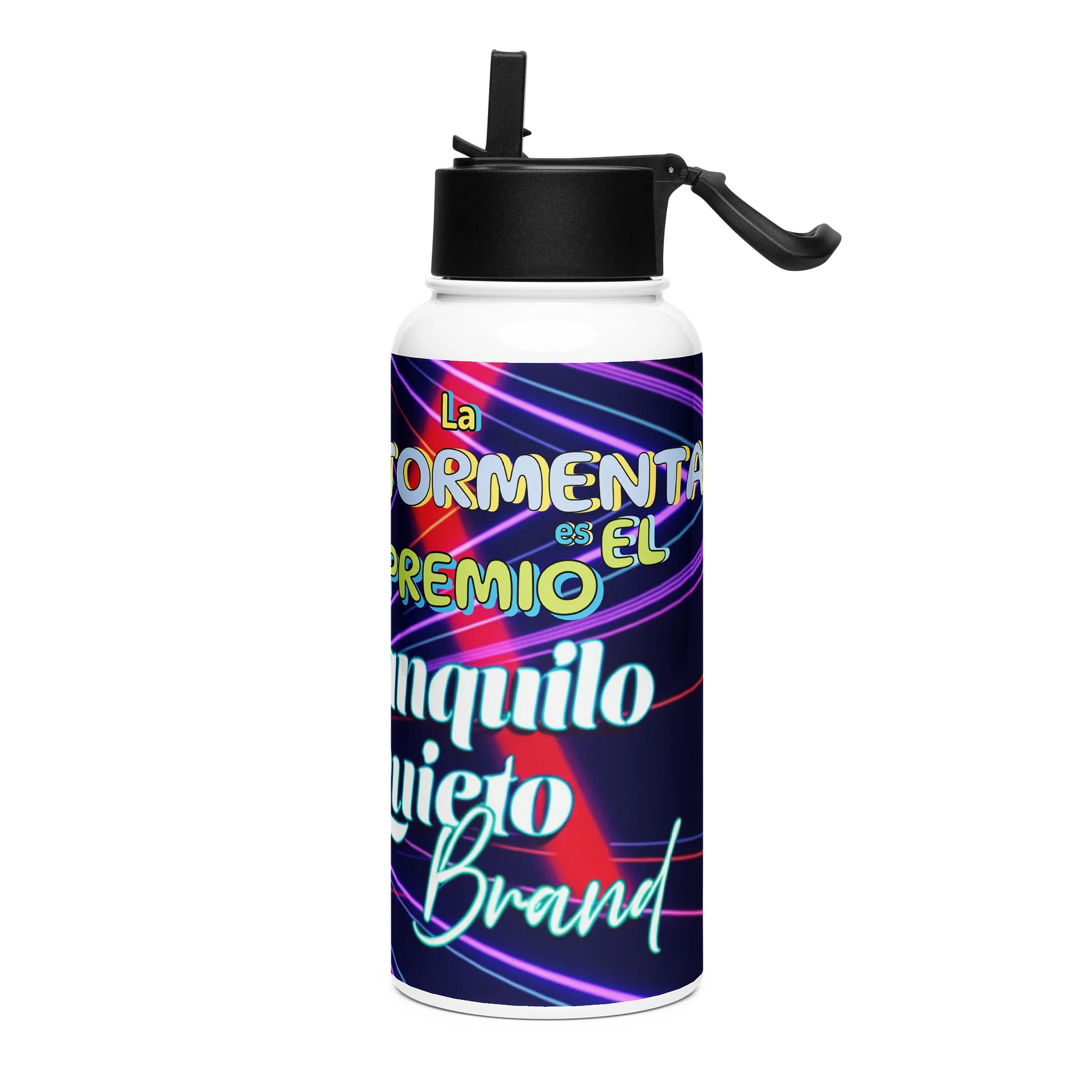 Cero Bulto, Solo Fuego" Premium Water Bottle - Tranquilo Quieto Brand product image (3)